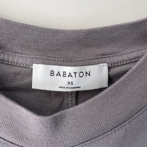 Babaton Shoulder Pad Dress Taupe XS - Picture 3 of 6